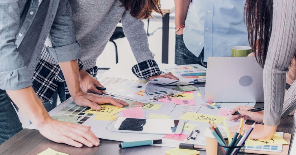 branding for businesses showing logo colours and brand identity