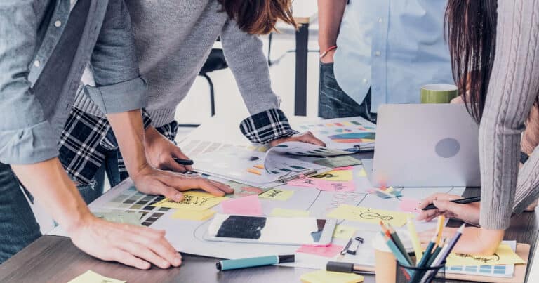 branding for businesses showing logo colours and brand identity